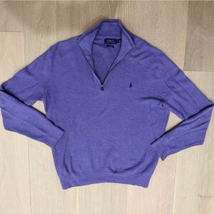 Polo Ralph Lauren cotton quarter zip sweater